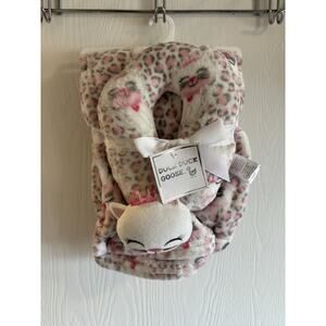 Duck Duck Goose Pink Leopard Cat Travel Set RN# 36753
